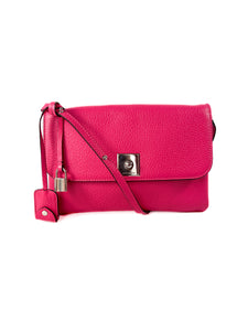 Marc Jacobs hot pink leather crossbody