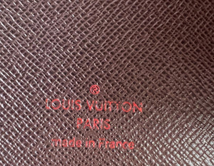 Louis Vuitton damier ebene medium ring agenda