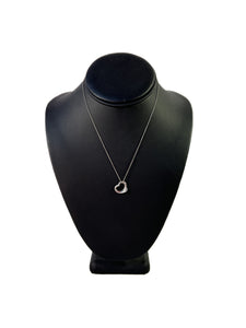 Tiffany & Co Elsa Peretti open heart 16mm pendant necklace