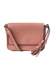Tory Burch pink leather Thea crossbody